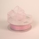 30 mm Baby Pink Organza Ribbon Wired Edge 20 m