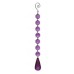 Acrylic Teardrop Prism Hanging Garland - Purple